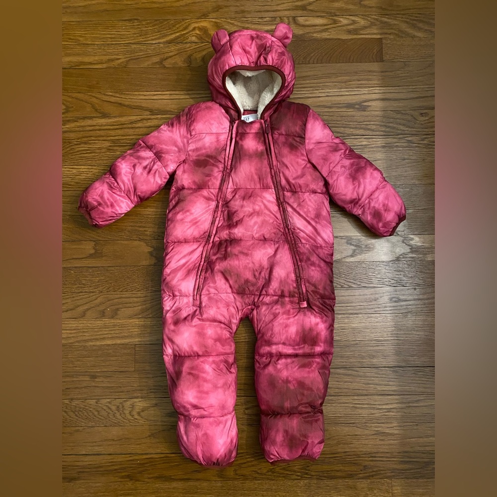 Baby Gap Limited Edition ColdControl One-Piece Bunting, 18-24M, Pink Tie Dye